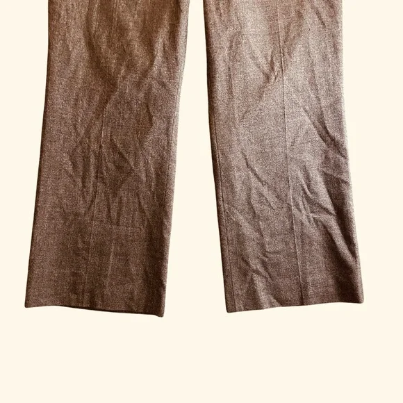 Ann Taylor brown virgin wool blend trouser pants Size 12 - Picture 4 of 13
